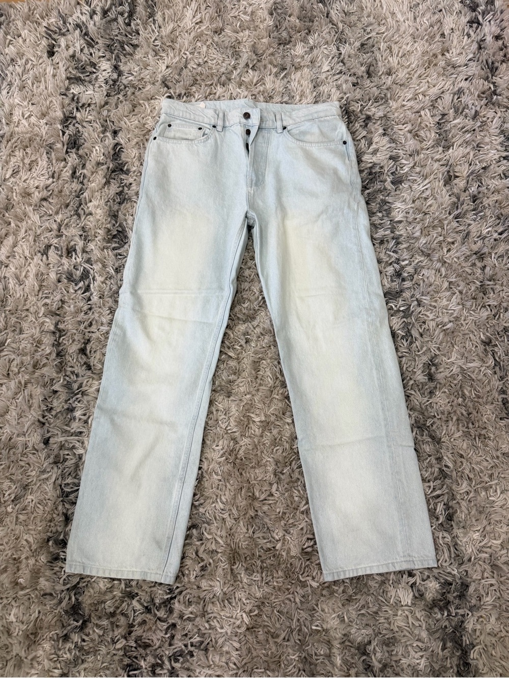 Zara Man Light Wash Men's Straight Leg Jeans Size 32